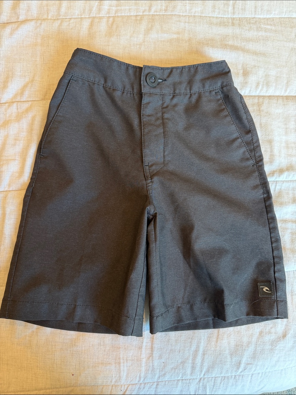 Rip Curl Black Boy’s Flat Front Shorts